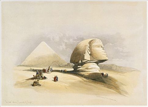 吉萨金字塔,19世纪