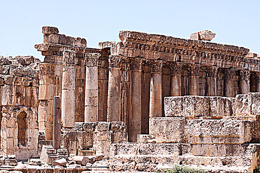 黎巴嫩巴尔贝克神殿遗址