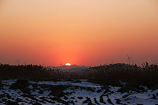 夕阳西下