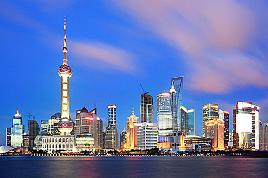 漂亮,上海,夜景