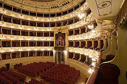 剧院,艾米利亚-罗马涅大区,意大利,欧洲