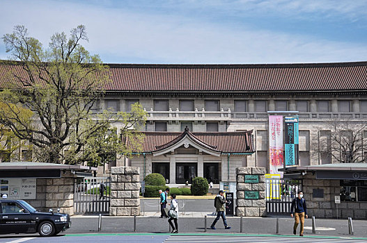 日本东京国立博物馆日本樱花