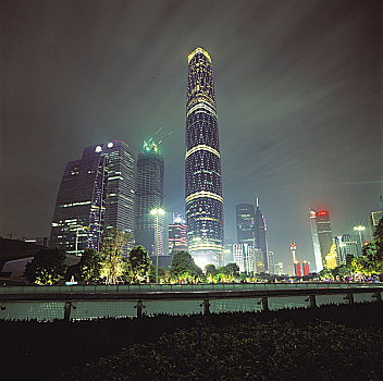 广州,夜景,亚运,会馆,珠江,高楼,高塔,标志,商业,中心