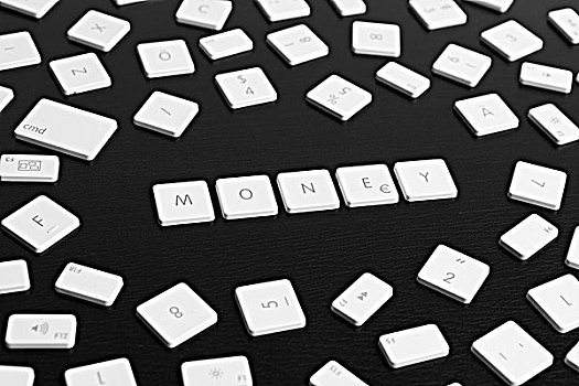 键盘,拼写,文字,钱