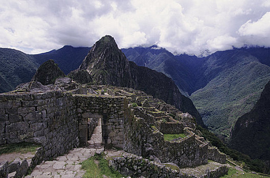 秘鲁,圣谷,马丘比丘,入口,门,印加古道