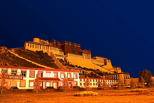 西藏风光布达拉宫