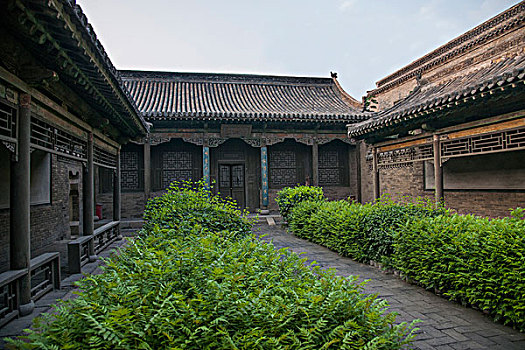 山西省晋中历史文化名城---榆次老城榆次县衙庭院
