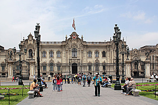 秘鲁,利马,马约尔广场