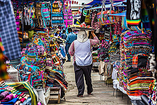 水果,销售,衣服,市场,因巴布拉省,省,厄瓜多尔