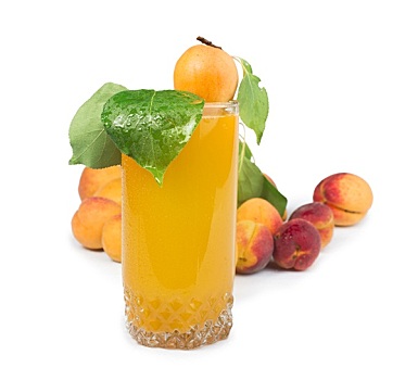 杏子,眼镜,果汁