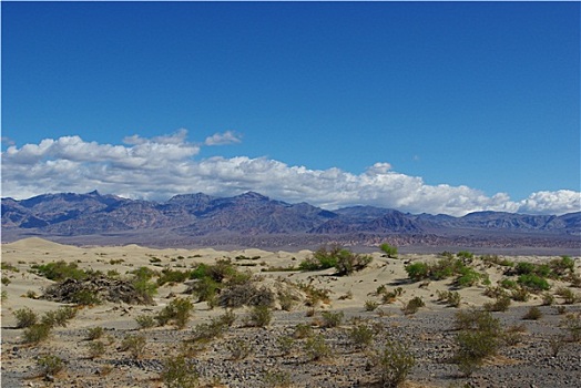 沙漠,沙丘,区域,山,死谷,加利福尼亚