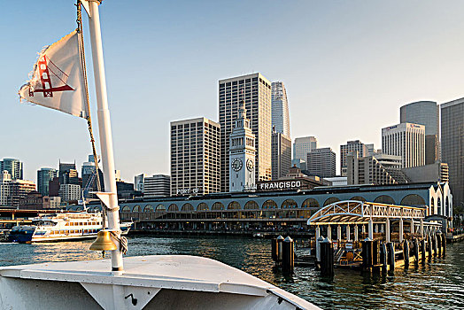 旧金山,港口,渡轮