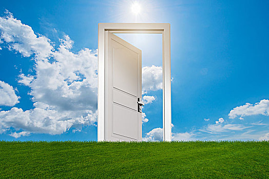 门,未来,机会,概念
