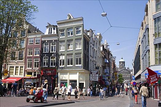 皇宫,背影,阿姆斯特丹,荷兰,欧洲