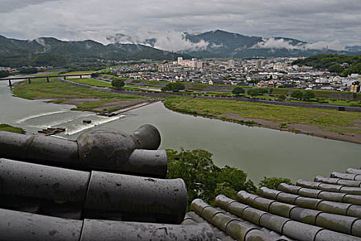 斑点,城堡,日本