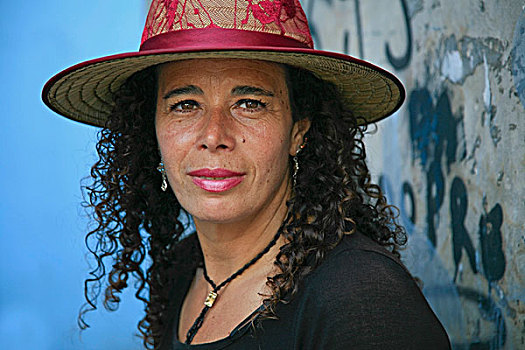 女人,戴着,帽子,地区,布宜诺斯艾利斯,阿根廷