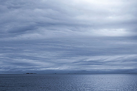 深蓝,风暴,阴天,空,挪威,海景,背景