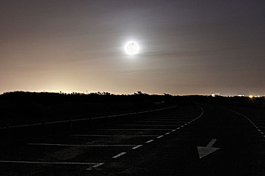 道路,夜晚