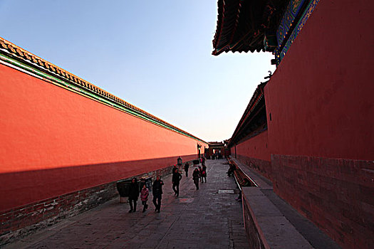 长廊,乾清门,乾清宫,正大光明,故宫,中国,北京,全景,地标,传统