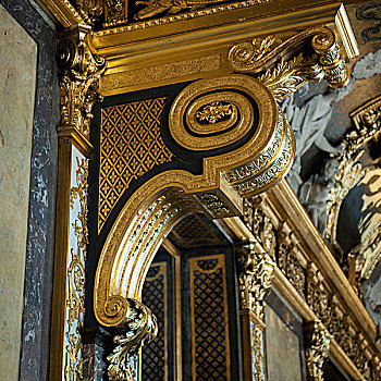 黄金,装饰,建筑,室内,斯德哥尔摩,宫殿,瑞典