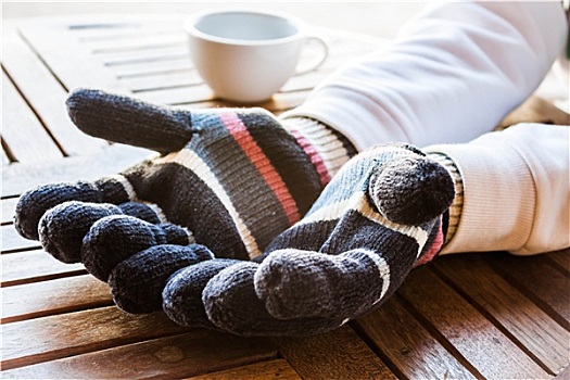温暖,毛织品,手套