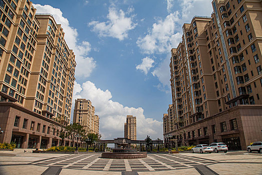 住宅建筑,停车位西班牙,巴塞罗那,公寓,附近公寓楼,维希,法国公寓,斯