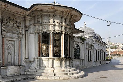 图书馆,土耳其,巴洛克风格,金角湾,伊斯坦布尔