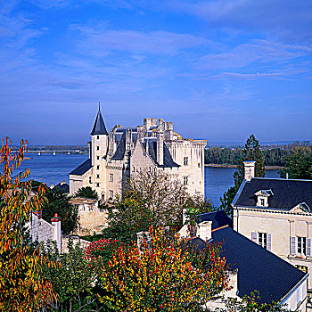 法国,卢瓦尔河地区,缅因与卢瓦省,城堡