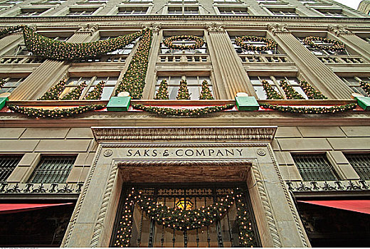 百货公司,圣诞节,纽约