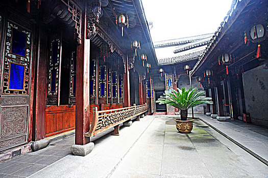 平和,風景,中國,古代建筑