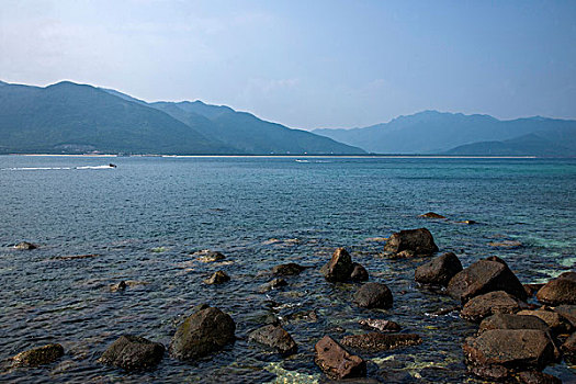 海南陵水分界洲岛前途无量景观海岸