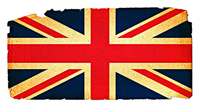 脏,旗帜,英国