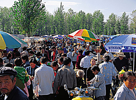 乡村,市场,中国