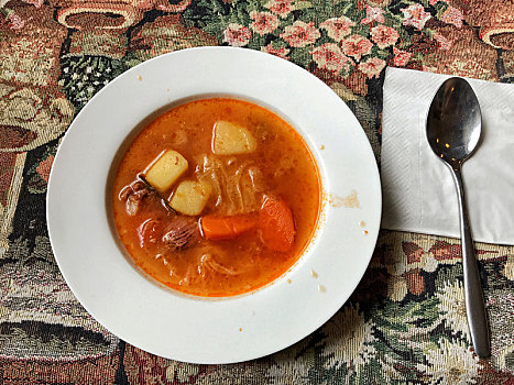 哈尔滨露西亚俄罗斯餐厅红菜汤