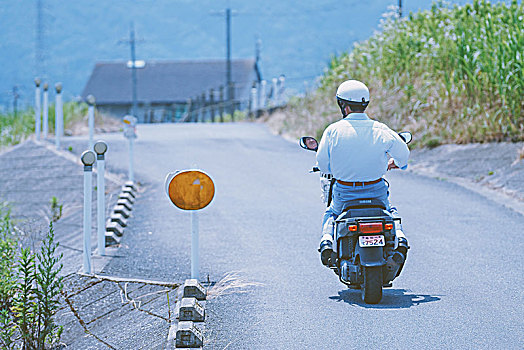 日本京都岚山乡村小路