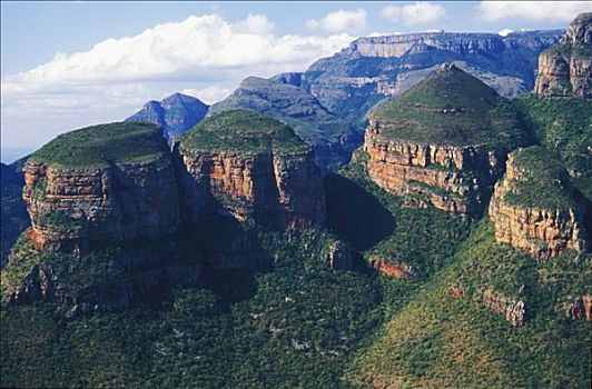 南非,布莱德河峡谷,三茅屋岩