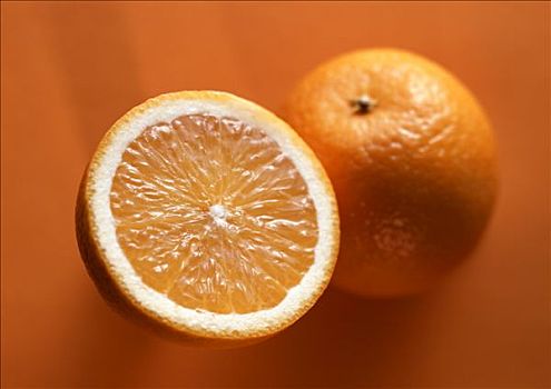 橙子,一半