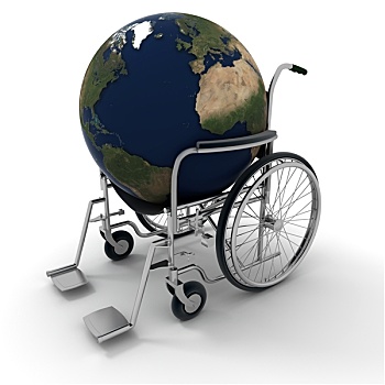 世界,轮椅