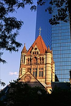 圣三一教堂,波士顿,马萨诸塞,美国