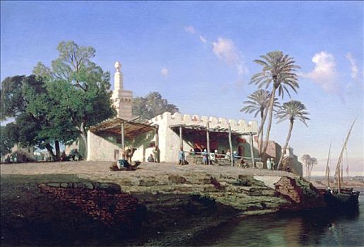 堤岸,19世纪,艺术家,繁盛