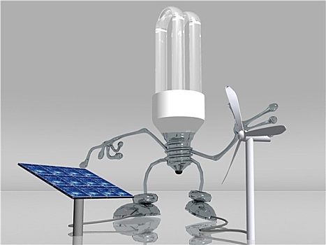 再生能源,电灯泡