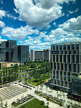 蓝天下的北京