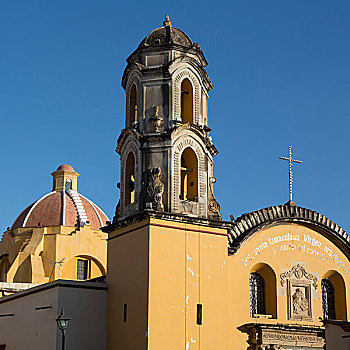 卡门,天主教,教堂,瓦哈卡,墨西哥,北美