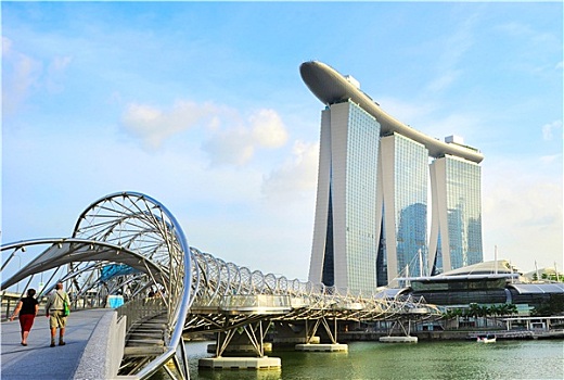 桥,码头,湾,新加坡