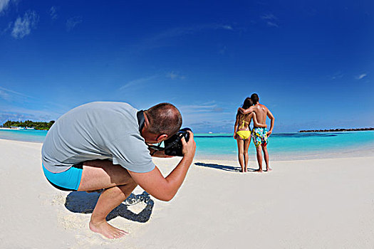 摄影师,照相,海滩