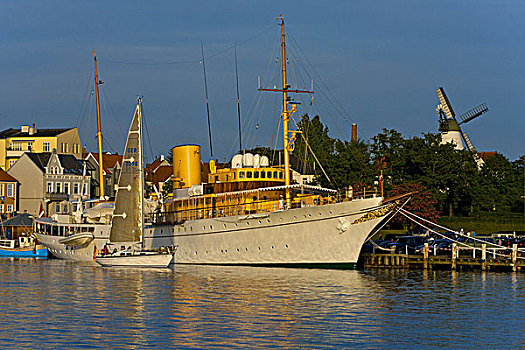 丹麦,日德兰半岛,港口,帆船,皇家,游艇