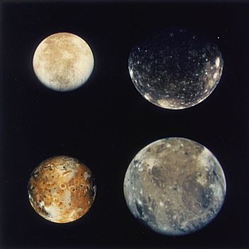 四个,月亮,木星,欧洲,艺术家,未知