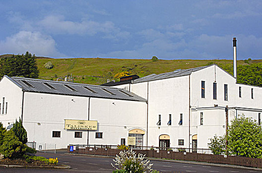 酿酒厂,一个,麦芽,威士忌酒,岛屿,高地地区,苏格兰,英国,欧洲