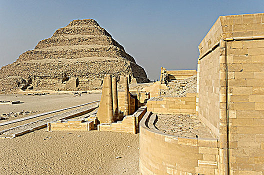 金字塔,塞加拉,60多岁,高,建造,石头,奠基人,第三,朝代,古老王国,时间