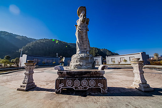福建省长汀县客家母亲雕像广场建筑景观